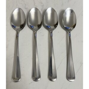 Hampton‎ Silversmiths Lexington Stainless 4 Dinner Soup Spoon Flatware